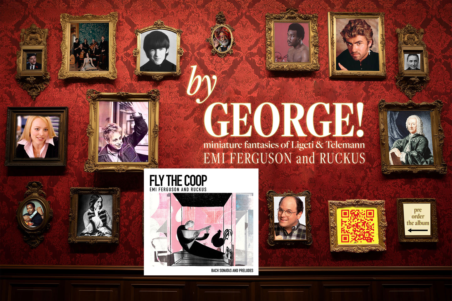 Fly the Coop CD + By George! Pre-order (please write down address)